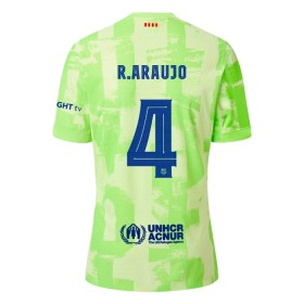 FC Barcelona R. Araujo 4 Alternativní 2024-25 - Fotbalové Dresy (S/S)